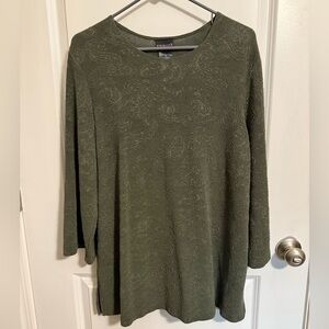 Olive Green Women's Top